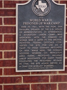 WWII POW Camp, Princeton Texas